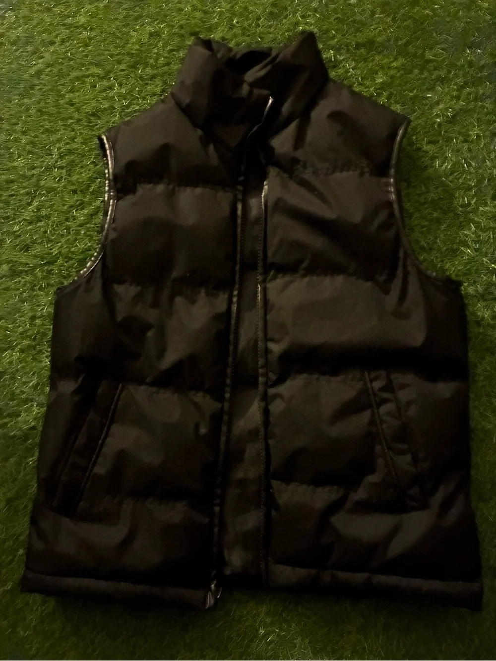 Kids Black Puffer Vest